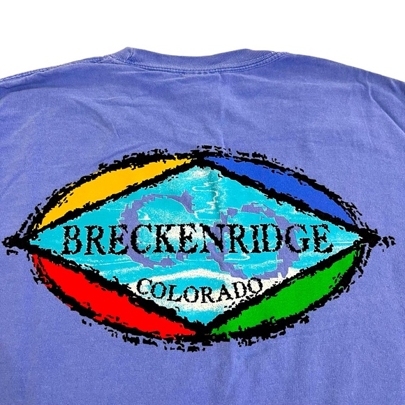 Breckenridge Long Sleeve T Shirt Multi Color Logo - Picture 13 of 16
